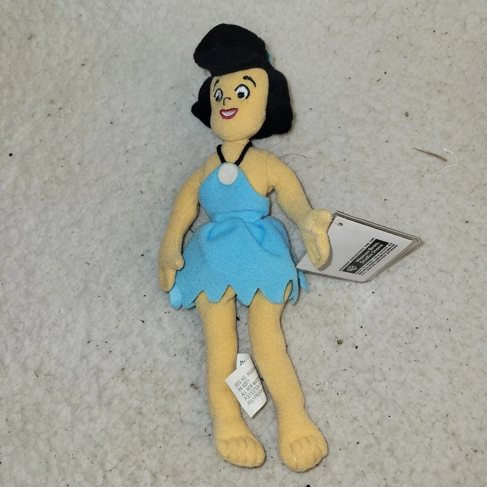 Vintage Wilma Flintstone‎ Bean Bag Plush Warner Bros Studio Store Hanna-Barbera